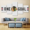 Image of Chicago Blackhawks Sports Wall Art Decor Canvas Printing