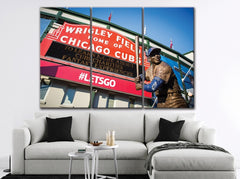 Chicago Cubs Wrigley Field Wall Art Decor Canvas Printing