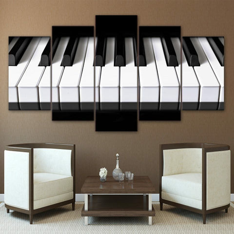 Classic Piano Music Instrument Wall Art Decor Canvas Printing