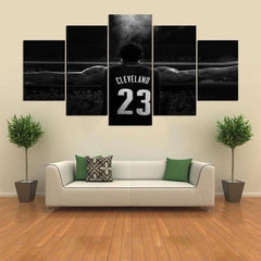 Cleveland Cavaliers Lebron James Wall Art Canvas Printing