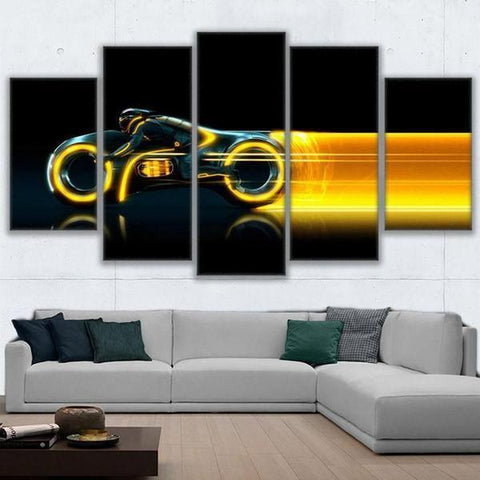 Club Motorcycle Wall Art Decor Canvas Printing