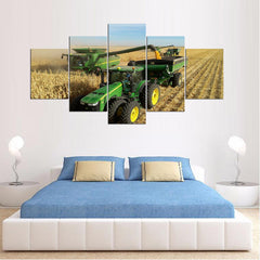 Corn Harvest Countryside Field Farm Wall Art Decor Canvas Printing