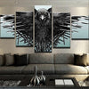 Image of Black Crow Abstract Wall Art Decor Canvas Printing