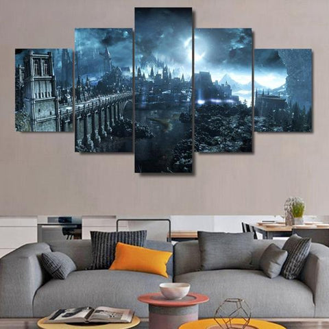 Dark Souls Drangleic Castle Wall Art Decor Canvas Printing