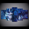 Image of Day Of The Dead Inspired Face Wall Art Decor Canvas Printing