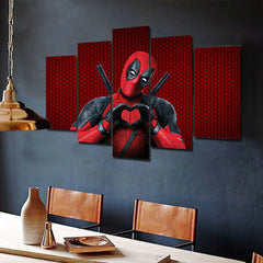 Deadpool Marvel Wall Art Decor Canvas Printing