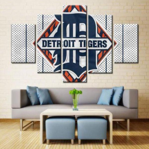 Detroit Tigers Wall Art Decor Canvas Printing