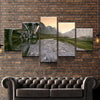 Image of Downhill Mountain Wall Art Decor Canvas Printing