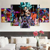 Image of Dragon Ball Super Goku Vegeta Wall Art Decor Canvas Printing