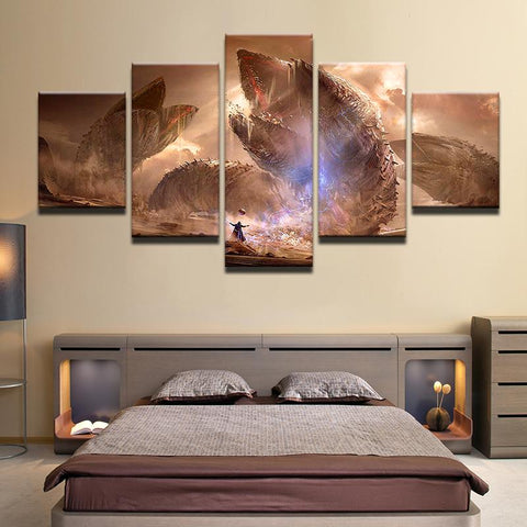 Dune Sandworms Wall Art Decor Canvas Printing