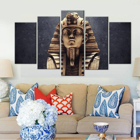 Egyptian Pharao Wall Art Decor Canvas Printing