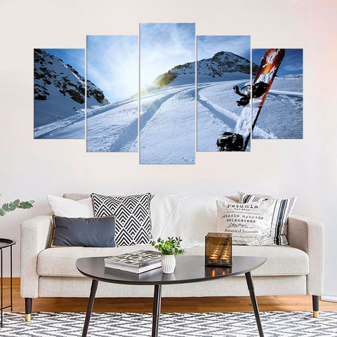 Extreme Snowboarding Winter Sports Wall Art Decor Canvas Printing