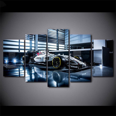 F1 Race Car Wall Art Decor Canvas Printing