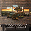 Image of Floating Island Fantasy Wall Art Decor Canvas Printing