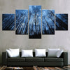 Image of Forest Under Starry Night Sky Wall Art Decor Canvas Printing