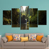 Image of Forest Waterfall Natural Wall Art Decor Canvas Printing