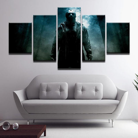 Friday The 13th Jason Wall Art Decor Canvas Printing