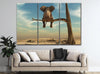 Image of Funny Elephant Wall Art Decor Canvas Printing