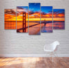 Image of Golden Gate Bridge San Francisco Wall Art Decor Canvas Printing