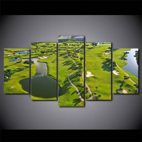 Golf course Landscape Wall Art Decor Canvas Printing