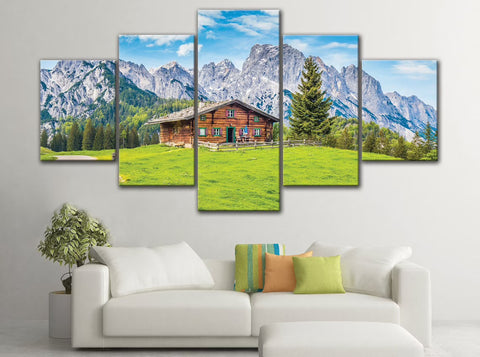 Grand Teton Wyoming Mountains Wall Art Decor Canvas Printing