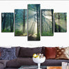 Image of Green Forest in Sunshine Wall Art Decor Canvas Printing