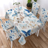 Image of Flying Butterfly Waterproof Rectangular Dinner Tablecloth