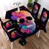 Image of Skull Gothic Waterproof Rectangular Dinner Tablecloth