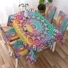 Image of Mandala Bohemian Decoration Waterproof Rectangular Dinner Tablecloth