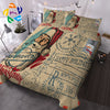 Image of Christmas Philatelic Pattern Bedding Cover Set