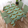 Image of Dachshund Dog Lover Waterproof Rectangular Dinner Tablecloth