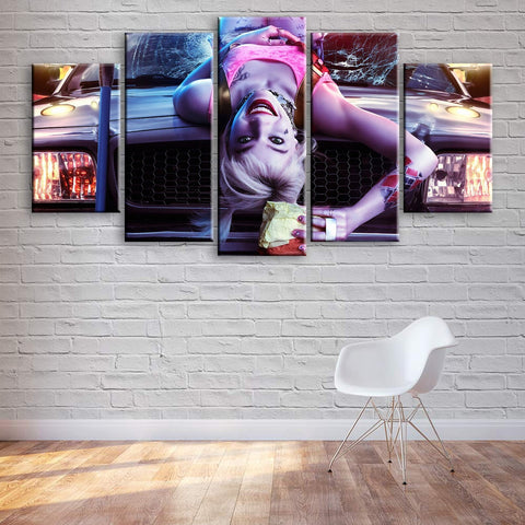 Harley Quinn Birds Of Prey Movie Wall Art Decor Canvas Printing