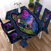 Image of Tribal Wolf Dreamcatcher Waterproof Rectangular Dinner Tablecloth