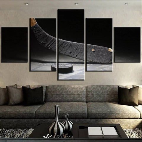 Hockey Stick Wall Art Decor Canvas Printing