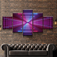 Infinity Mirror Wall Canvas Wall Art Decor Printing