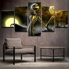 Jack Skellington Hallowmas Wall Art Decor Canvas Printing