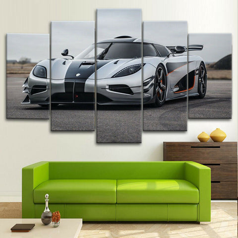 Koenigsegg Agera One Car Wall Art Decor Canvas Printing