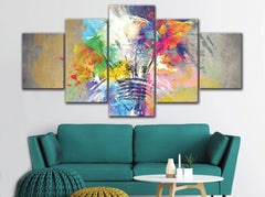 Light Bulb Abstract Creative Thinking Wall Art Decor Canvas Printing