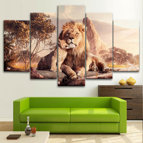 Lion King Simba Movie Wall Art Decor Canvas Printing