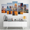Image of Louisville Kentucky City View Wall Art Decor Canvas Printing