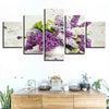 Image of Lovely Lilac Flowers Wall Art Decor Canvas Printing