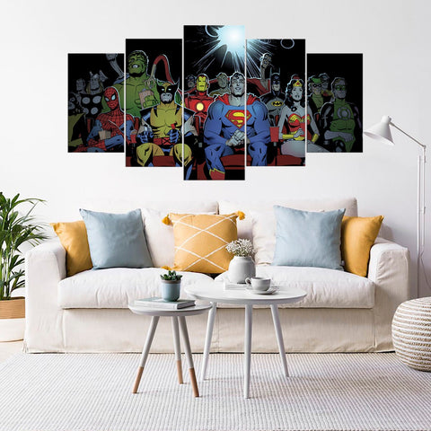 Marvel Avengers Superheroes Wall Art Decor Canvas Printing