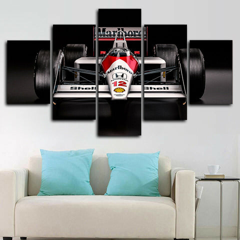 McLaren Honda MP4-4 Classic F1 Car Wall Art Decor Canvas Printing