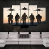 Image of Military Armed Forces Wall Art Decor Canvas Printing