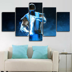 Mortal Kombat Sub-Zero Wall Art Decor Canvas Printing