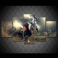 Motocross Racing Wall Art Decor Canvas Printing