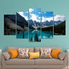 Image of Mountain Lake View Wall Art Decor Canvas Printing