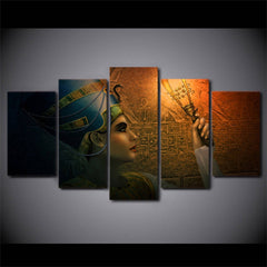 Nefertiti Egyptian Wall Art Decor Canvas Printing