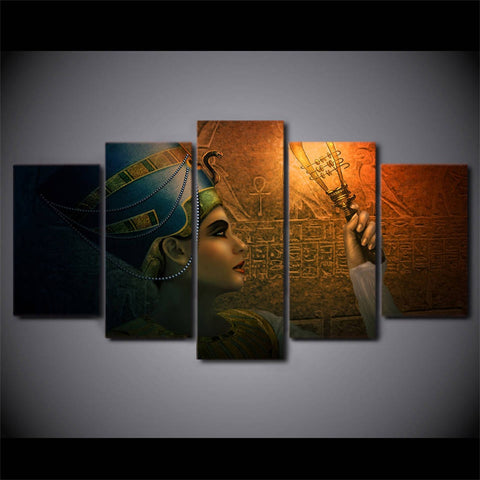 Nefertiti Egyptian Wall Art Decor Canvas Printing