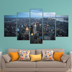 New York Manhattan City Wall Art Decor Canvas Printing